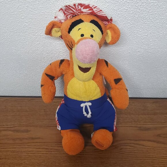 Plush Disney Tigger Pool Party 14" Stuffed Animal - Picture 1 of 7